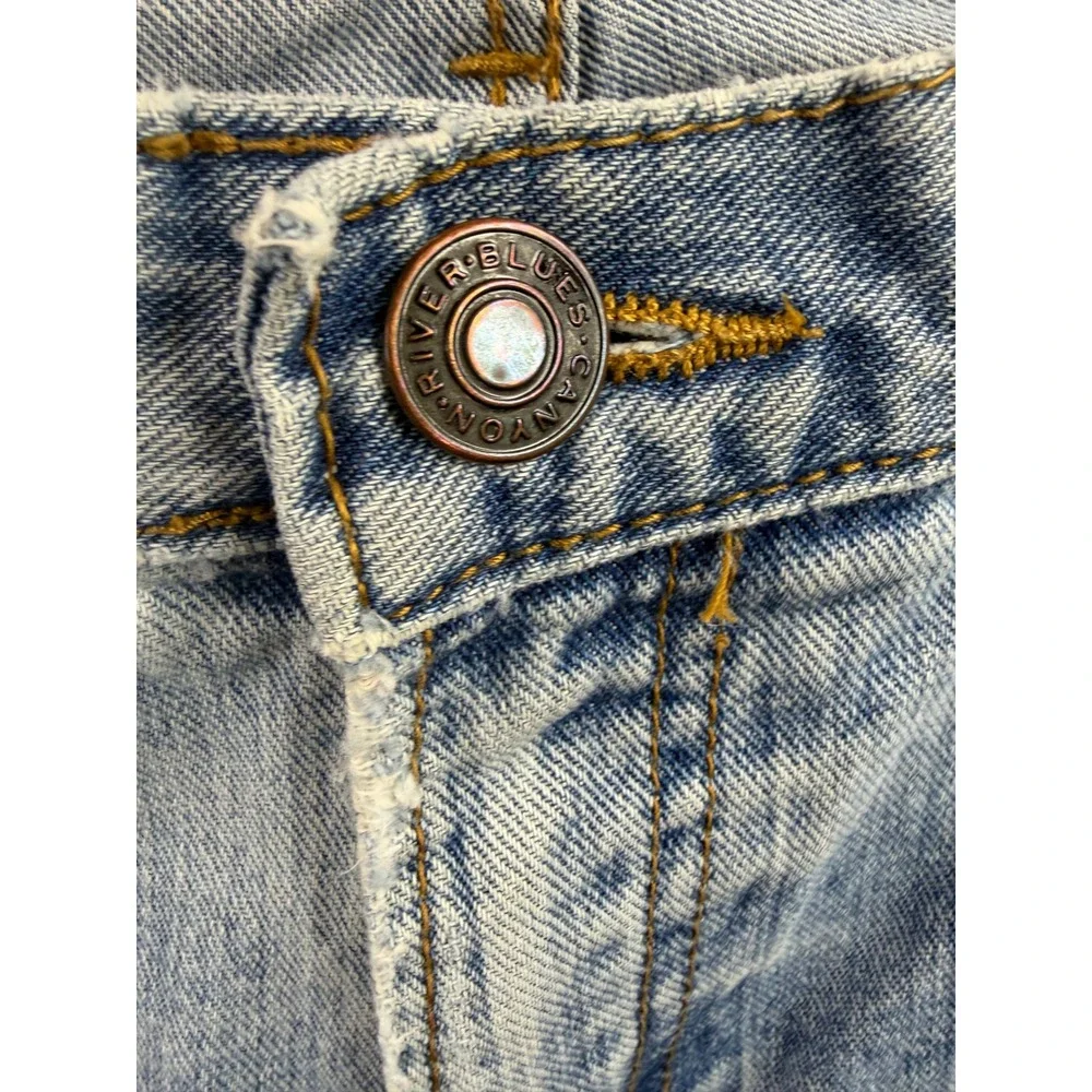 Canyon River Blues Jeans Mens Light Wash Relaxed Fit Denim‎ 35x32