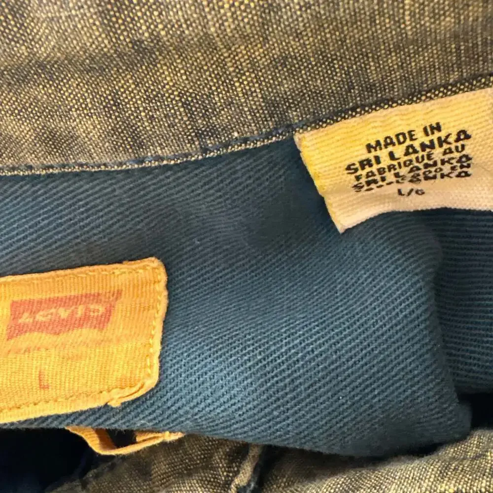 Levi's Classic Worker Overshirt in Green Garment Dye