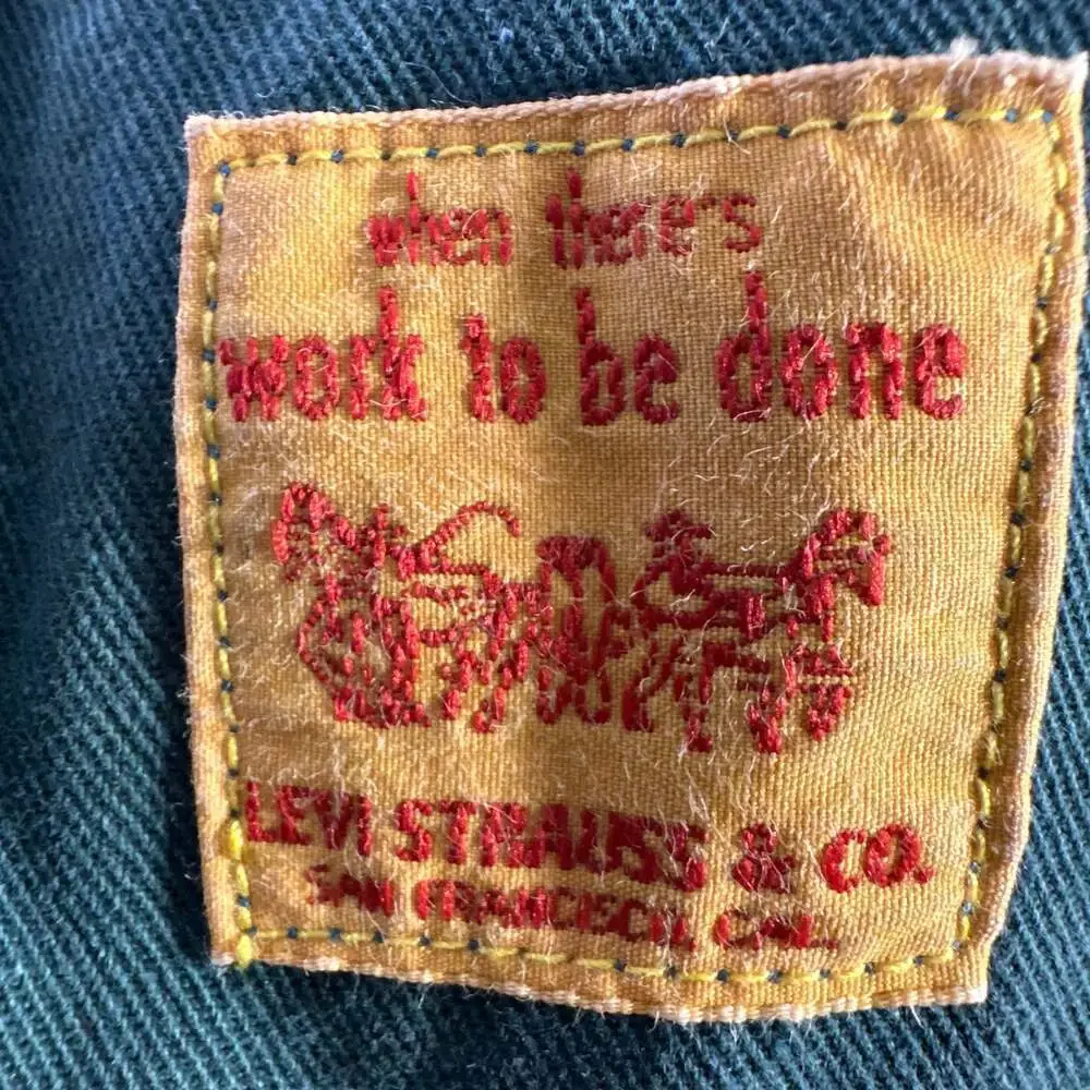 Levi's Classic Worker Overshirt in Green Garment Dye