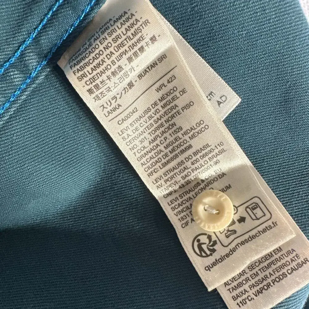 Levi's Classic Worker Overshirt in Green Garment Dye