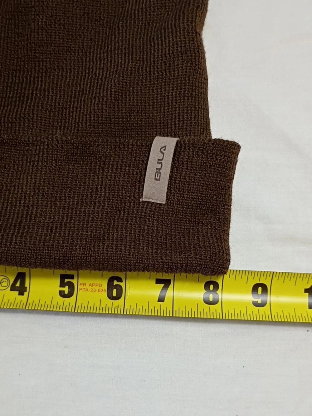 NWT Bula Men's Fall Beanie Brown Knit Beanie Winter One Size