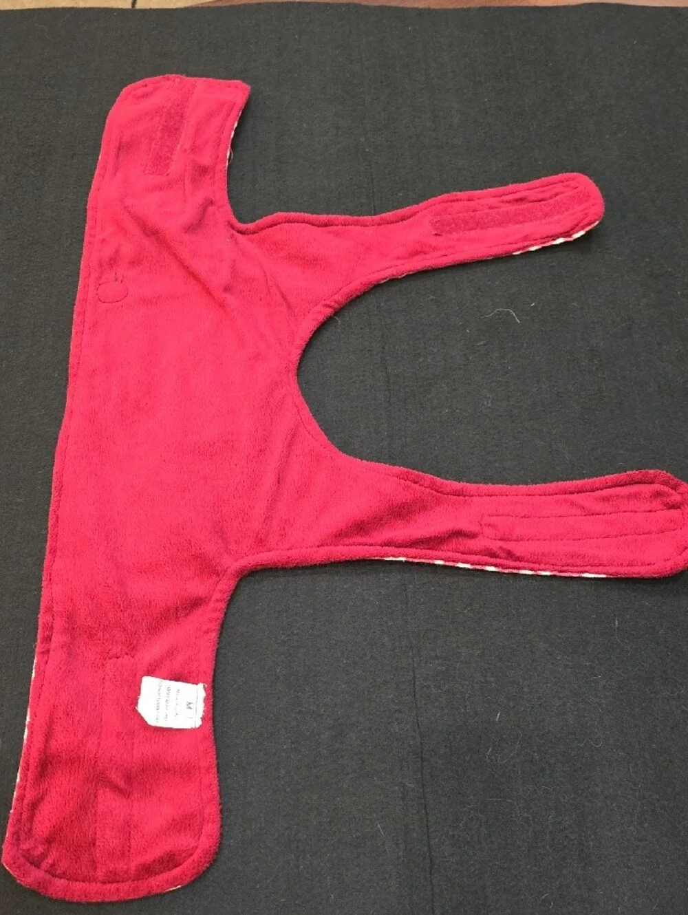 Rust/Burgundy Patterned Dog Harness Vest #695