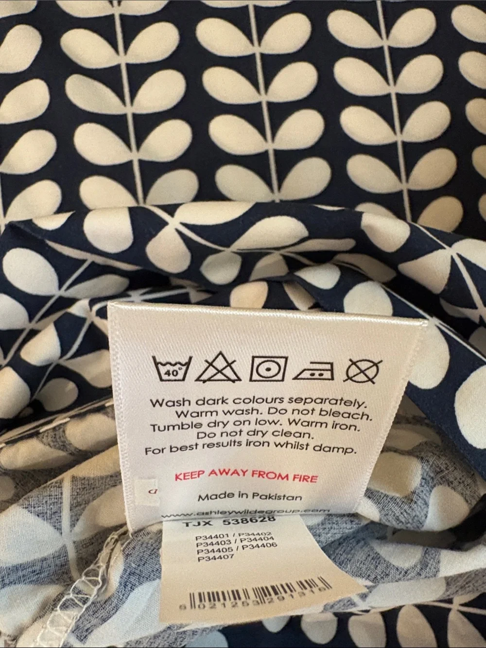 Orla Kiely top sheet