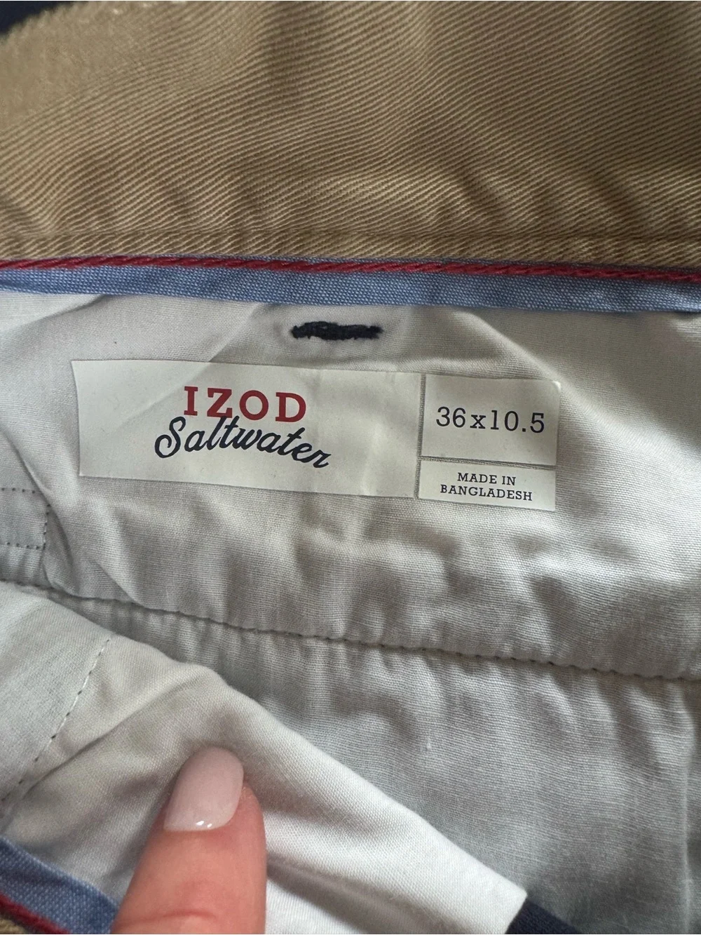Izod navy flat