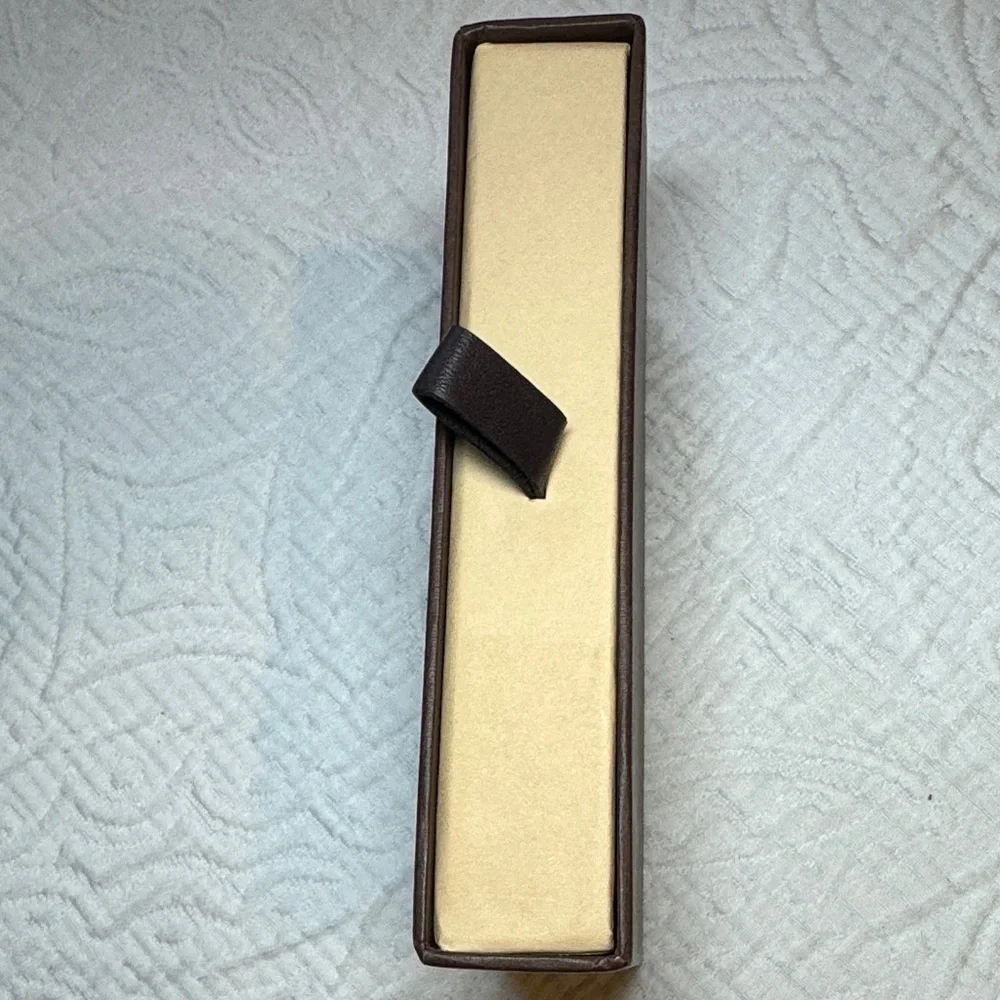Louis Vuitton Chocolate Brown Box with jewelry pouch