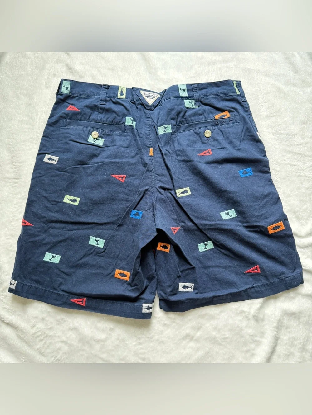 Columbia allover embroidered
