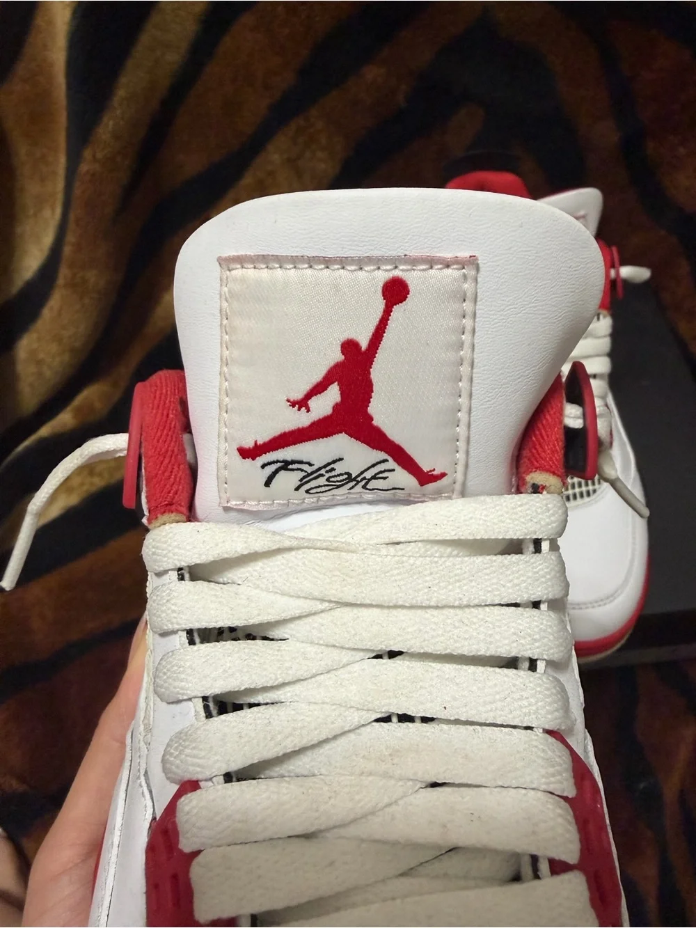 Nike Air Jordan Red White Low-Top Sneakers