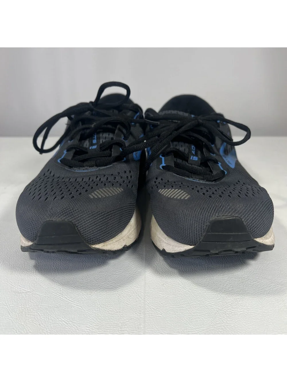 Brooks Adrenaline GTS 14 Shoes Sneakers Support Gray Blue Mens Size 9 Wide 2e