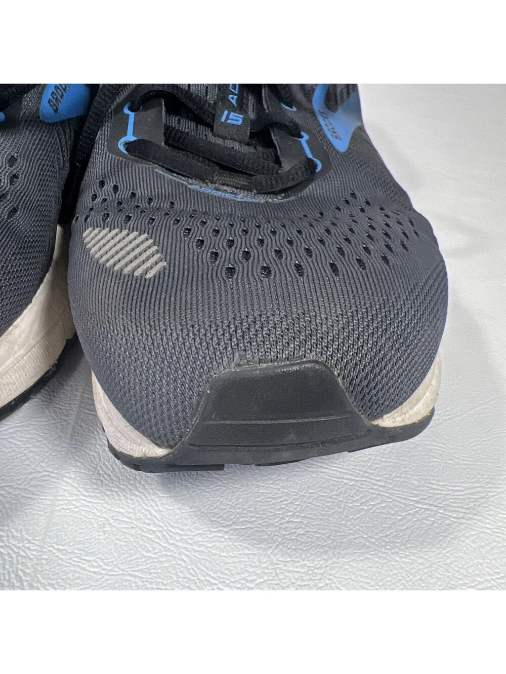 Brooks Adrenaline GTS 14 Shoes Sneakers Support Gray Blue Mens Size 9 Wide 2e