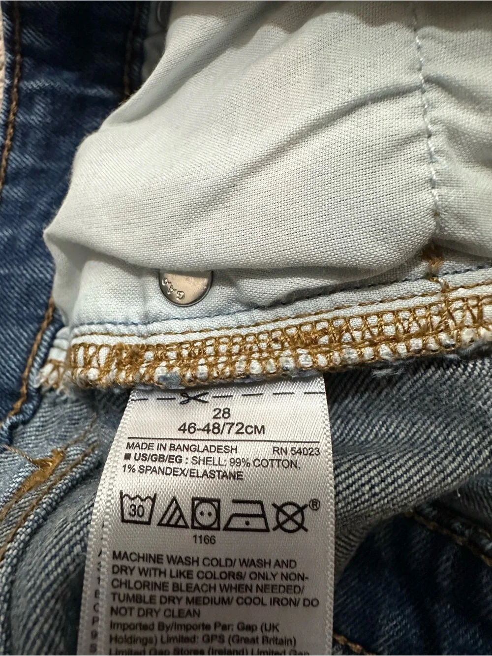 Gap Denim Cotton Blend 9