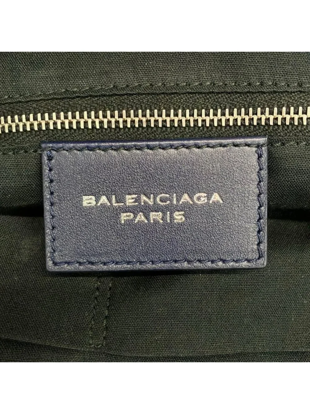 Balenciaga Clutch Navy Quilted Leather
