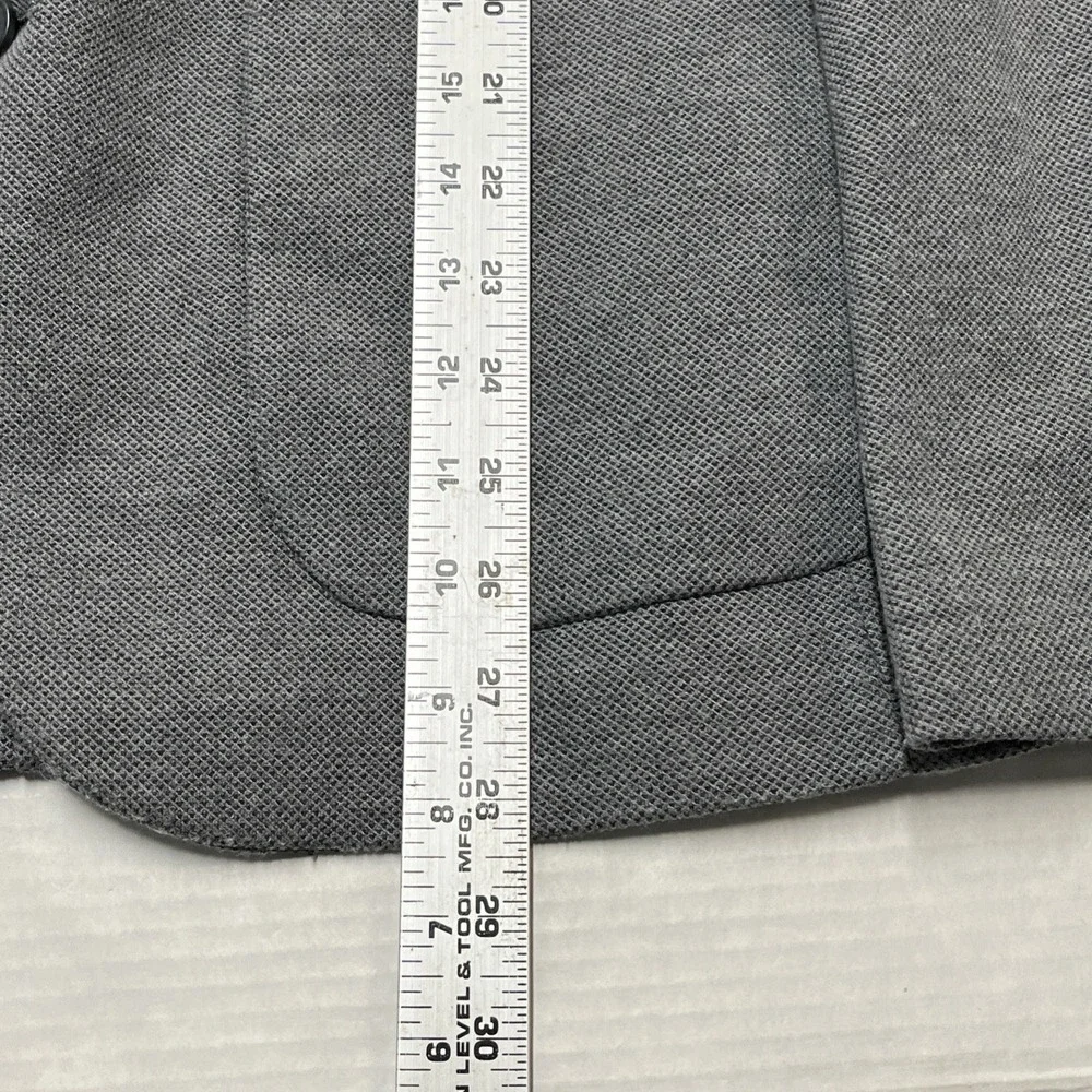 Steel & Jelly Blazer Mens US 40 Gray Textured Sports Coat Jacket‎ Office Career