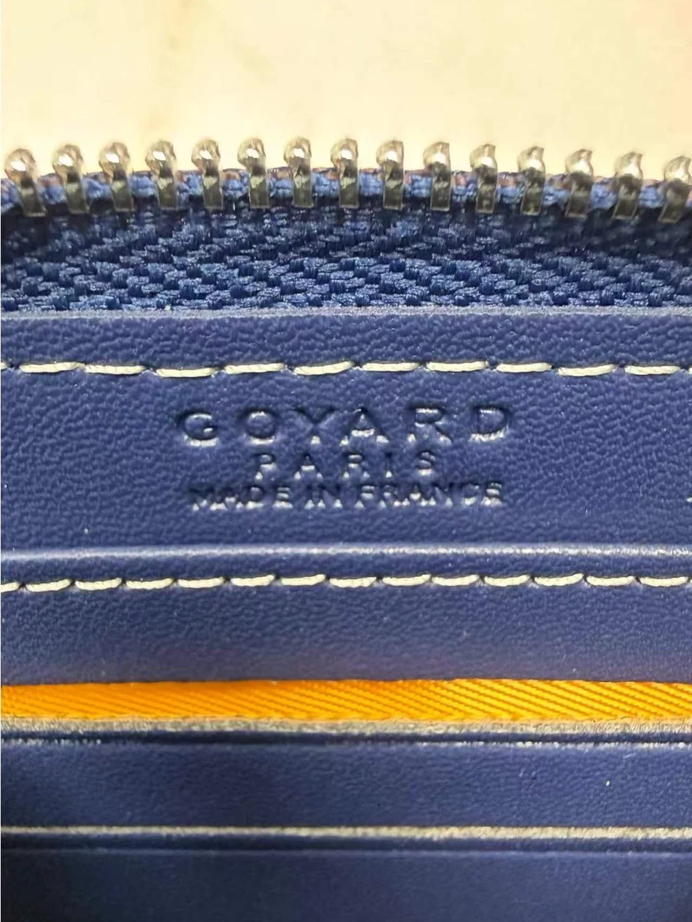 Goyard compact zip