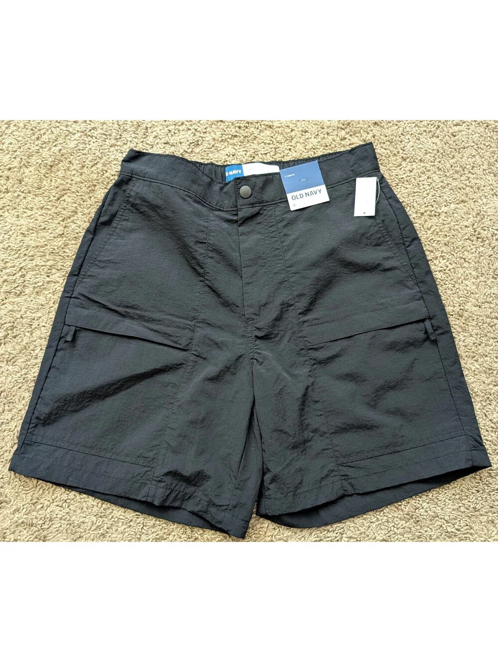 Old Navy Men's Black Hybrid Tech Shorts Size Small 7