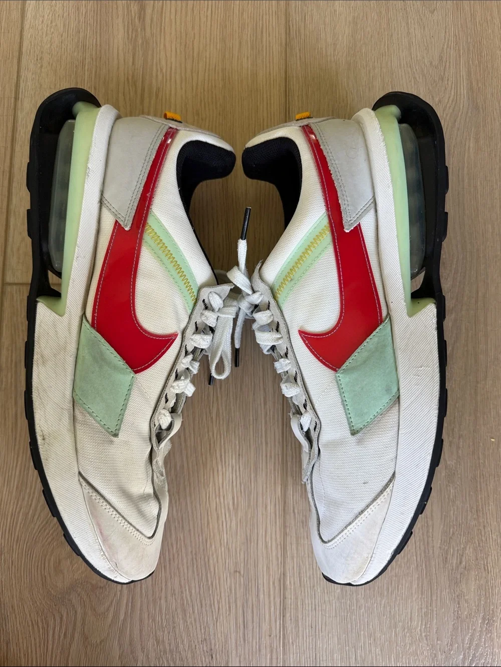 Nike Air Max Pre-Day White University Red Mens Size 14 DV2211-100 Sneaker