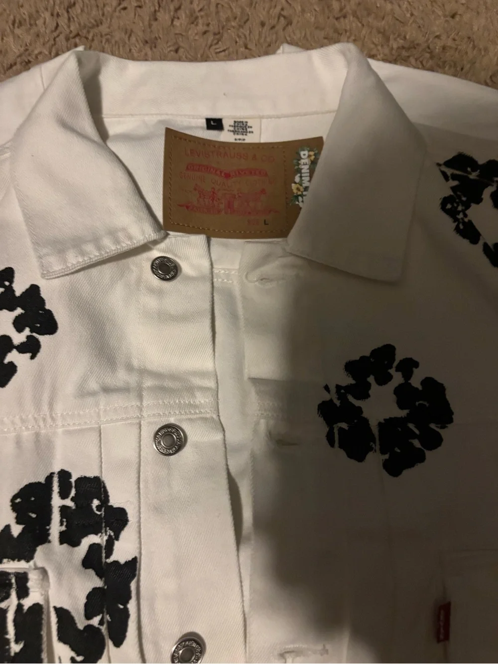 Denim Tears white lightweight