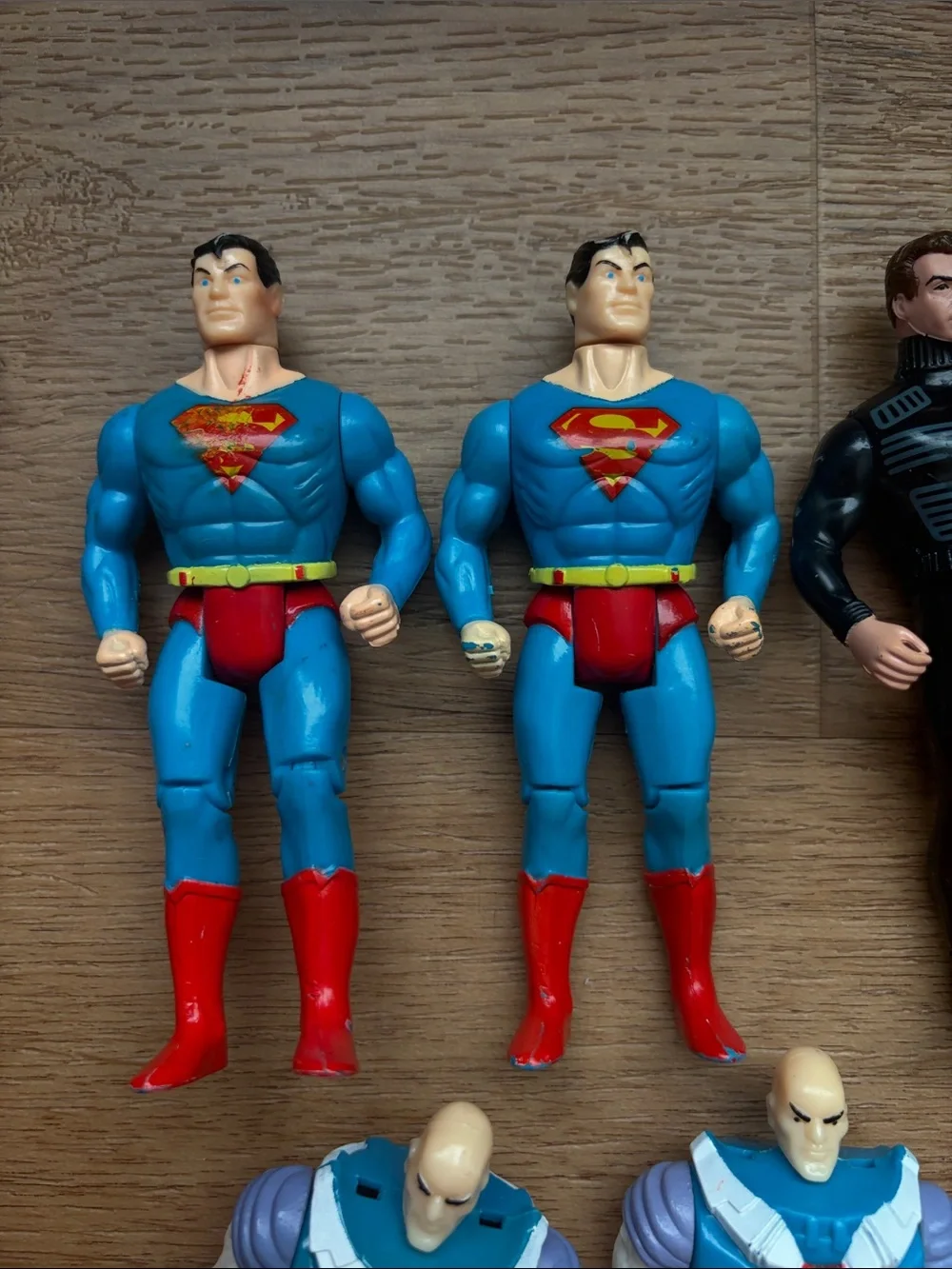 DC Comics figures are