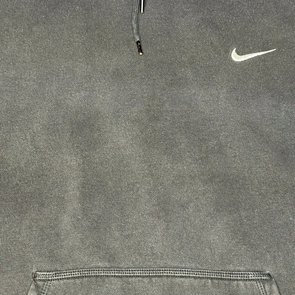 Nike Club Fleece Hoodie XXL – Washed Black Vintage Fade Swoosh Pullover