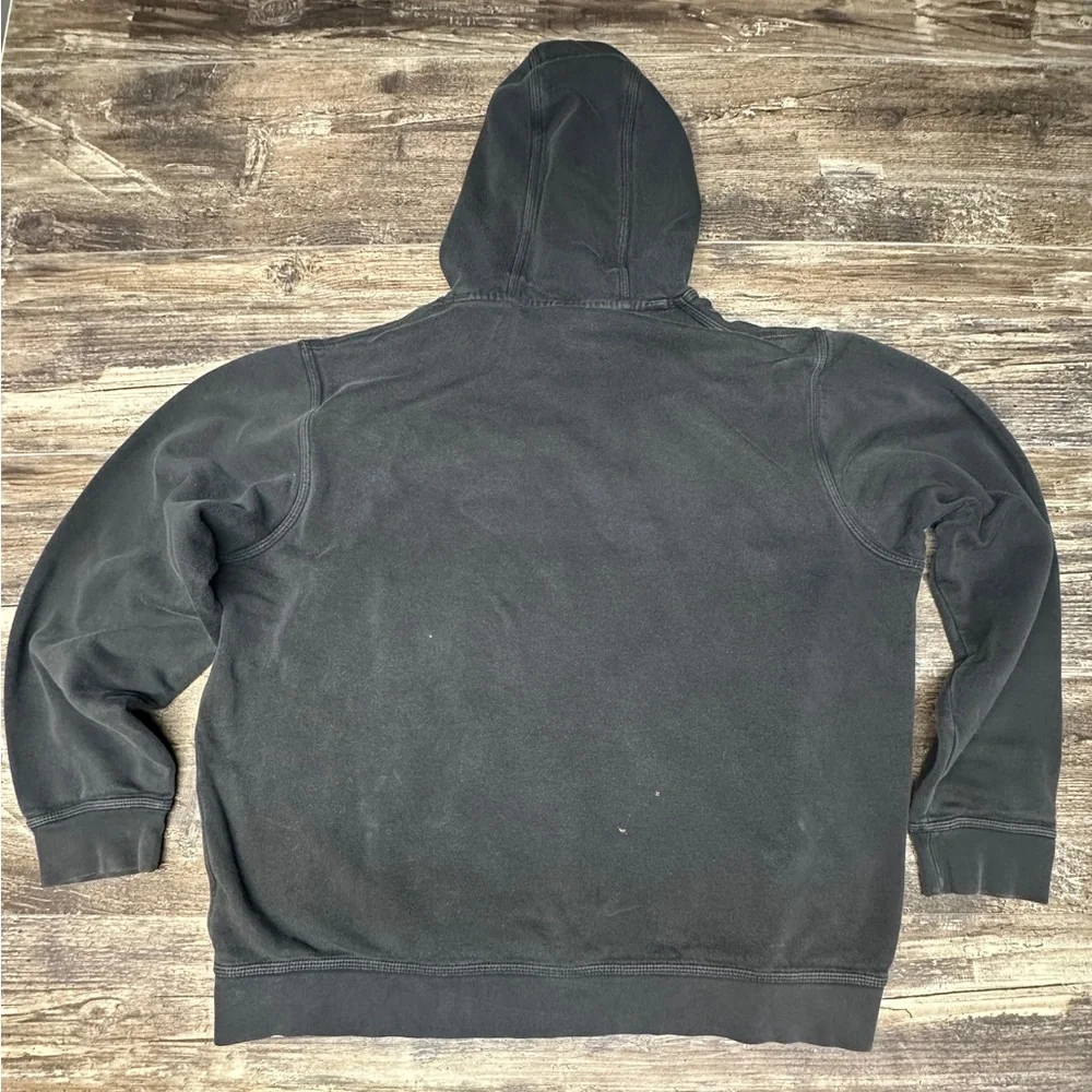 Nike Club Fleece Hoodie XXL – Washed Black Vintage Fade Swoosh Pullover