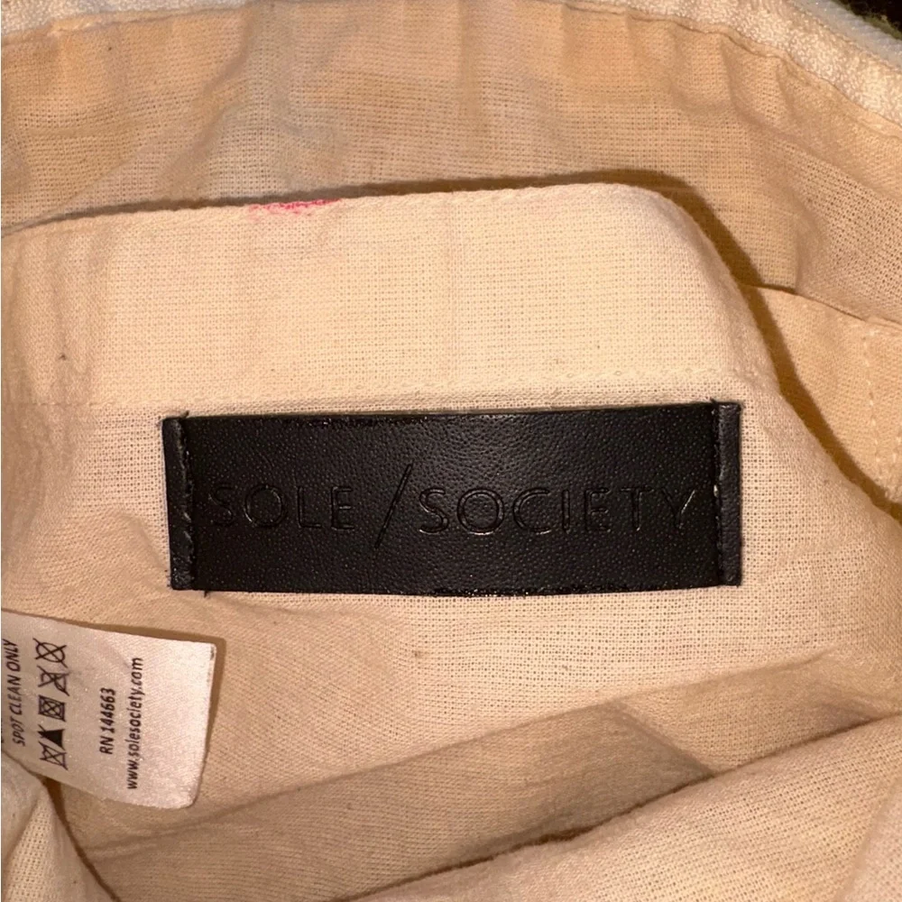 Sole Society handwoven macramé