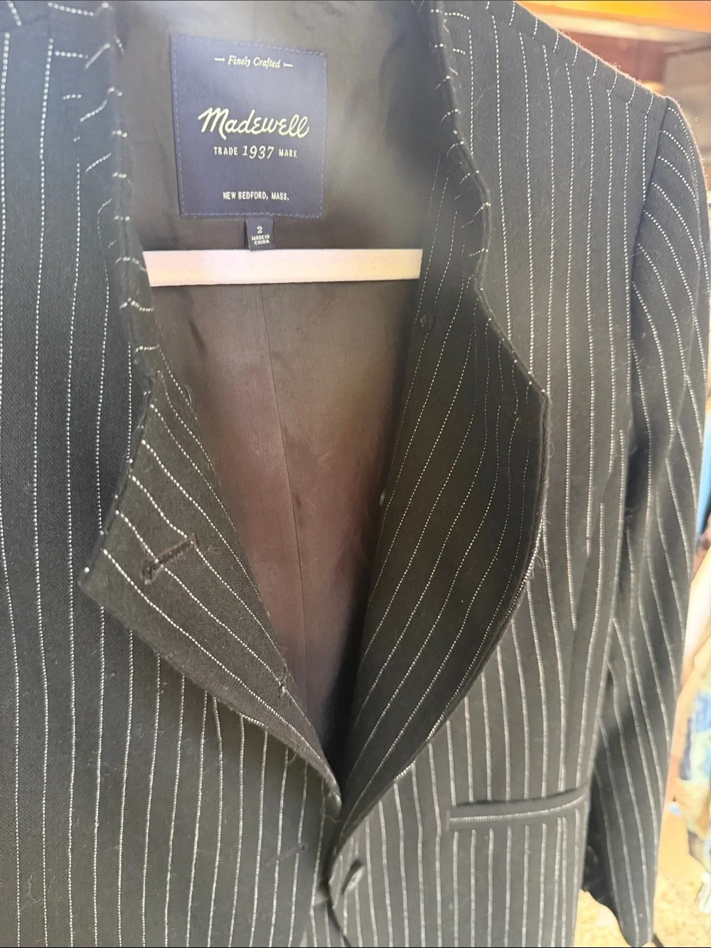 Madewell blazer black