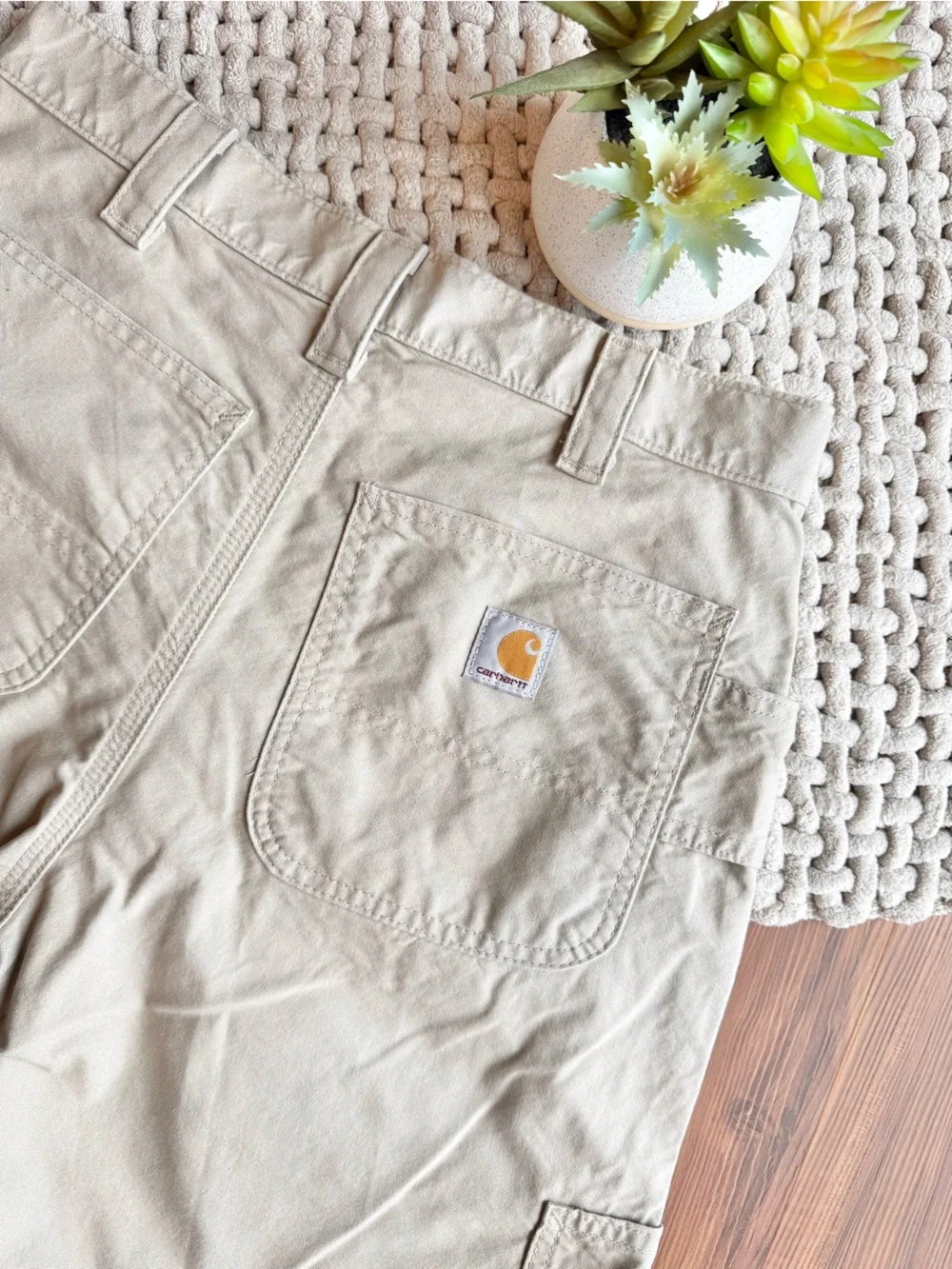 Carhartt | Men’s Canvas Utility Shorts B147 10” | Tan | 32