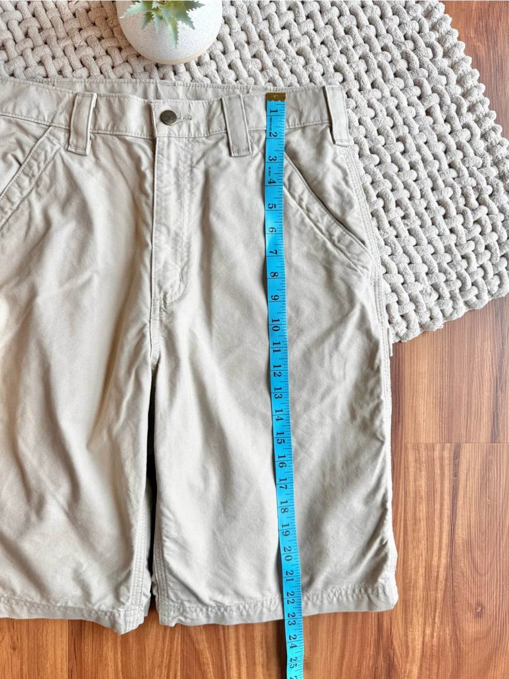 Carhartt | Men’s Canvas Utility Shorts B147 10” | Tan | 32