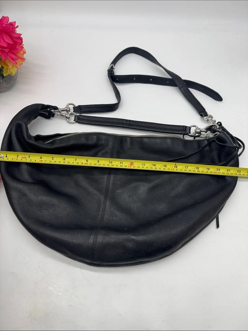 Rebecca Minkoff leather silver