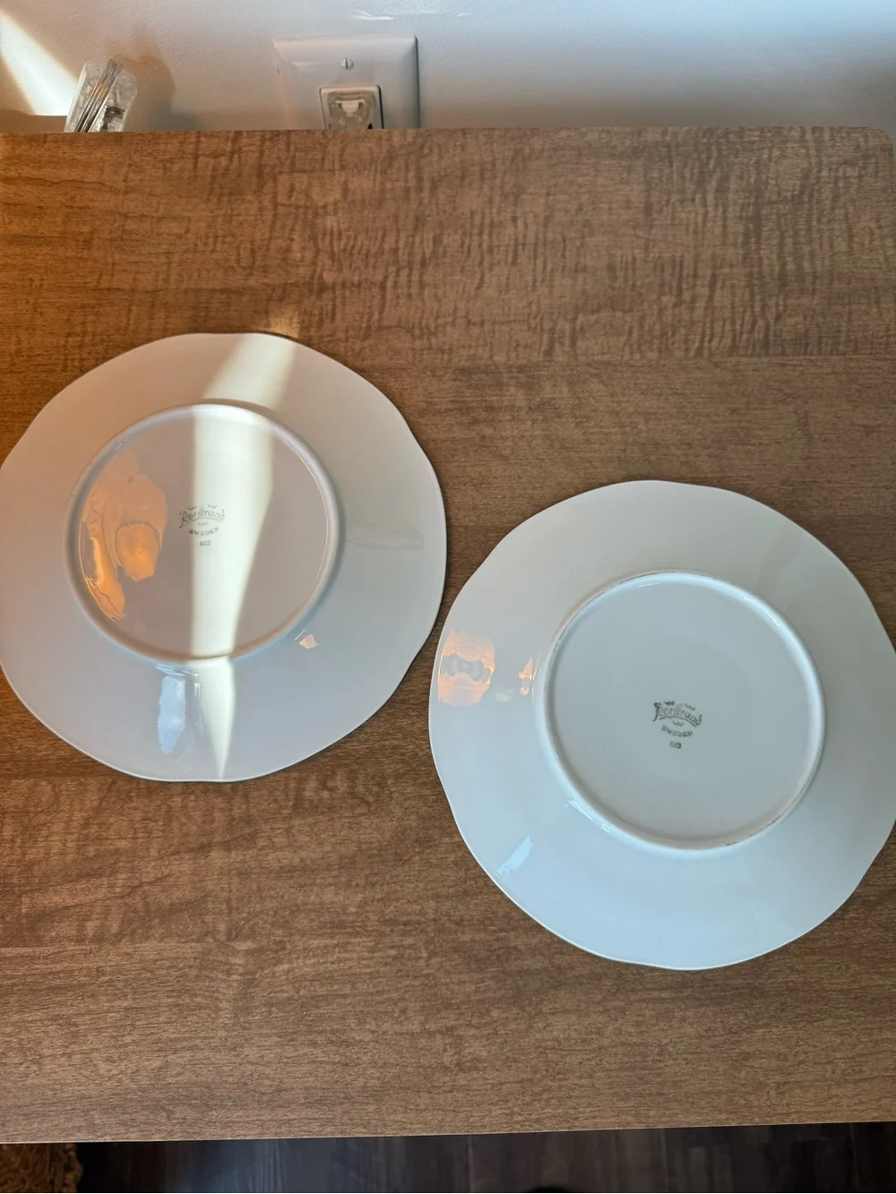 Rorstrand Sweden Porcelain Plates 1600 & 1700 Historical Ships