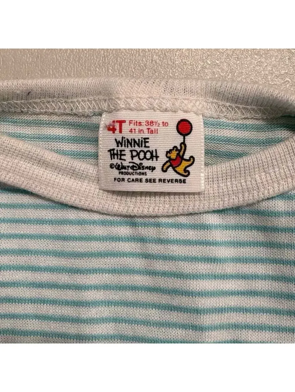 Disney winnie striped 80s