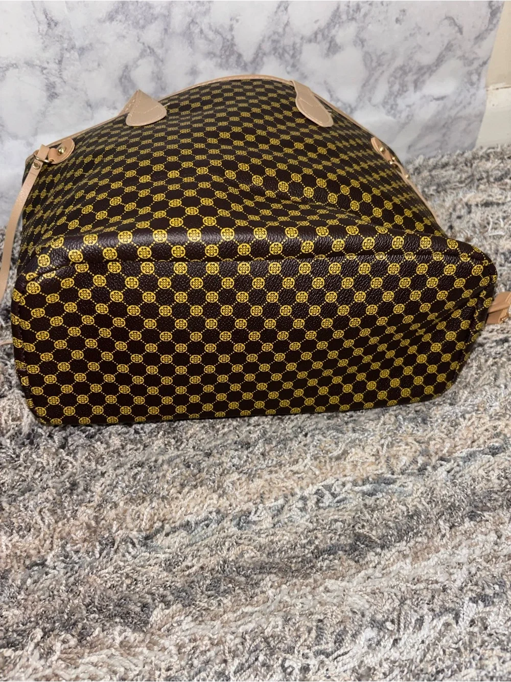 No Brand brown patterned