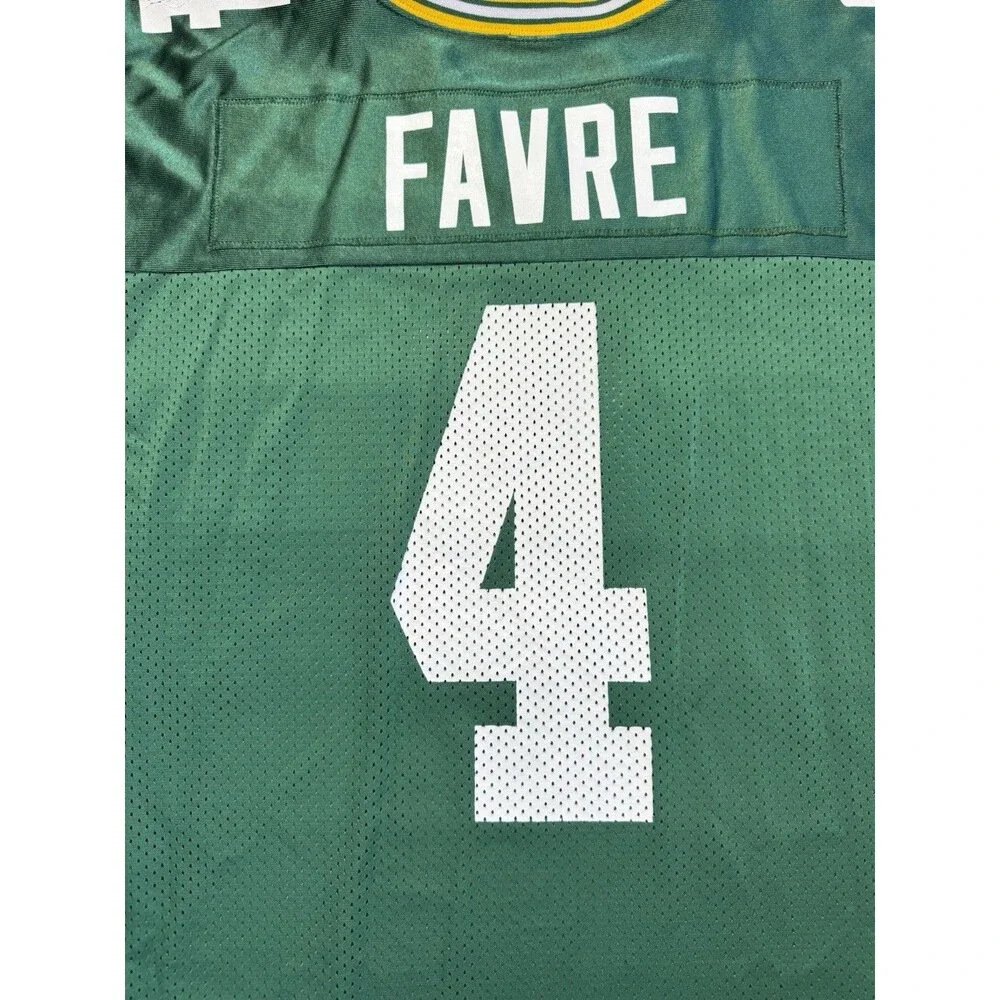 VTG Nike Brett Favre #4 Green Bay Packers NFL Jersey Men’s Medium GUC