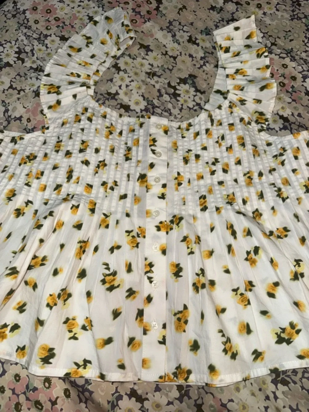 J. Crew pintuck peplum