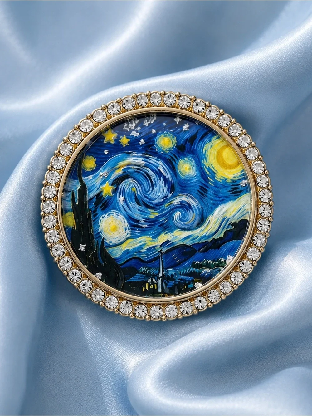 Anthropologie round brooch