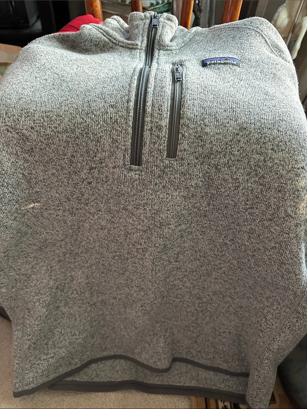 Patagonia pockets layering gray