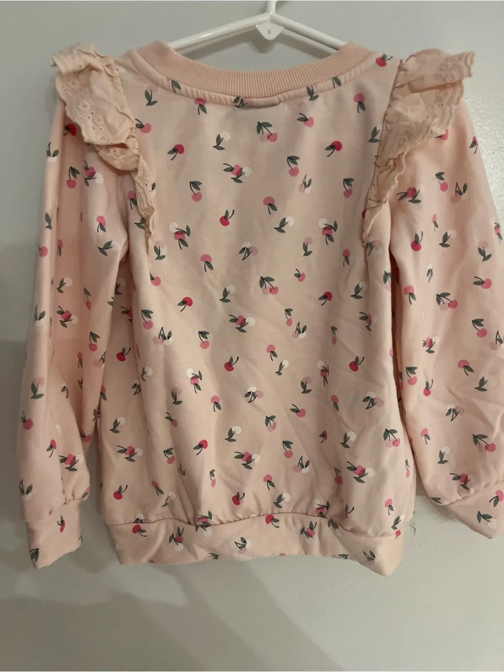Cynthia Rowley peach sweatshirt