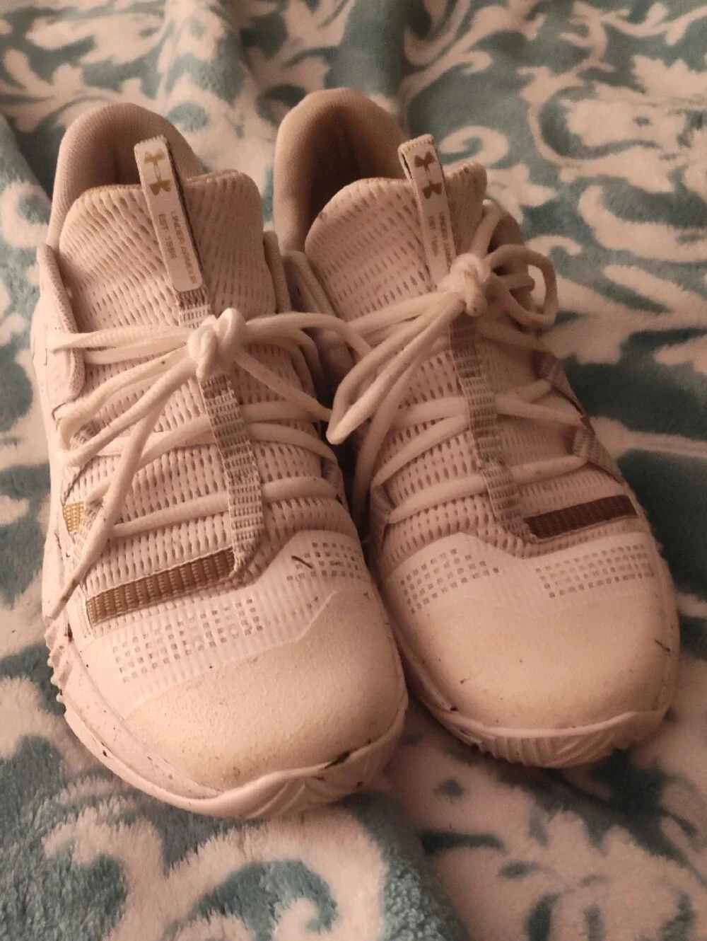 Under Armour outsole gold
