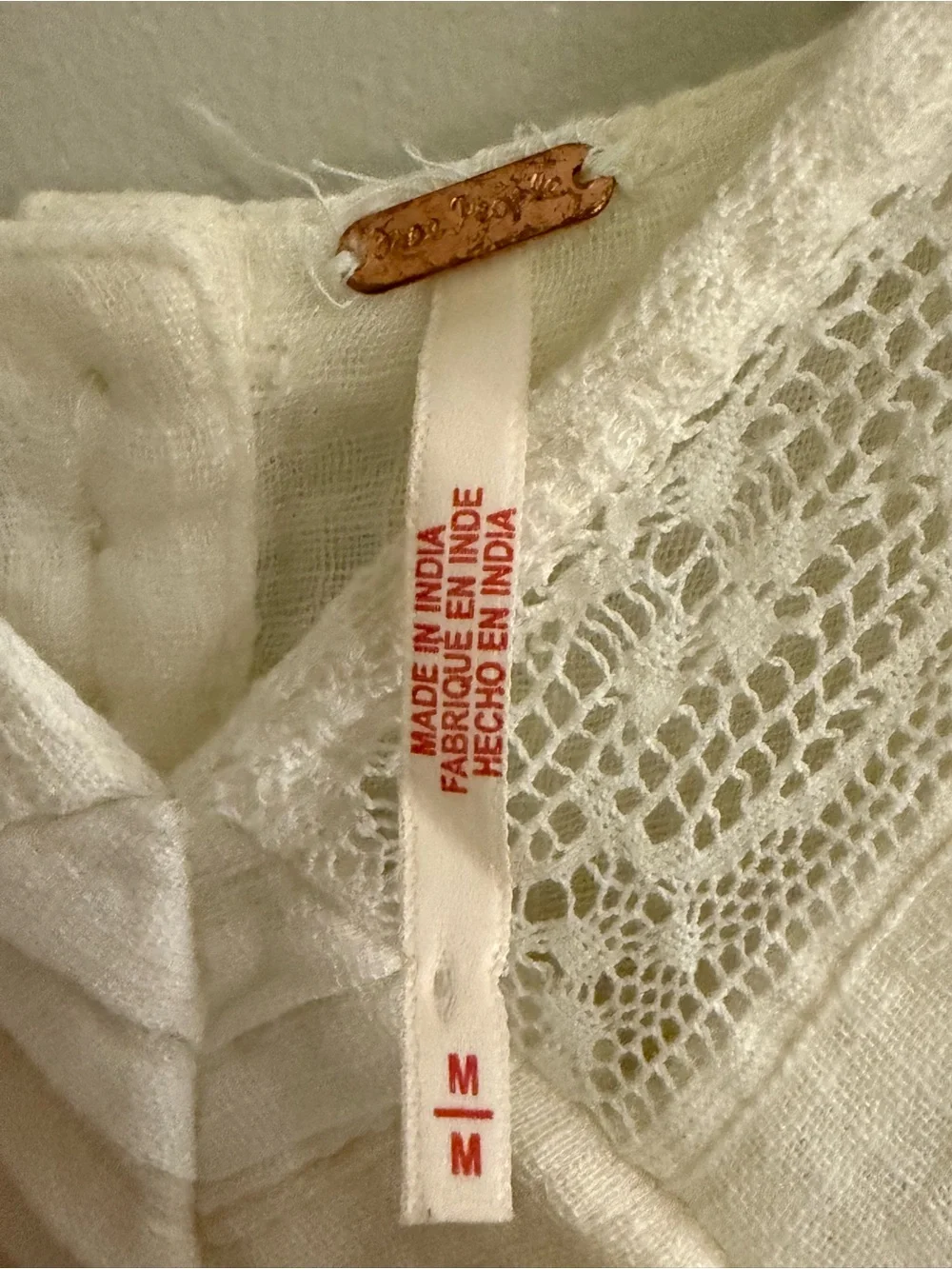 Free People delicate crochet