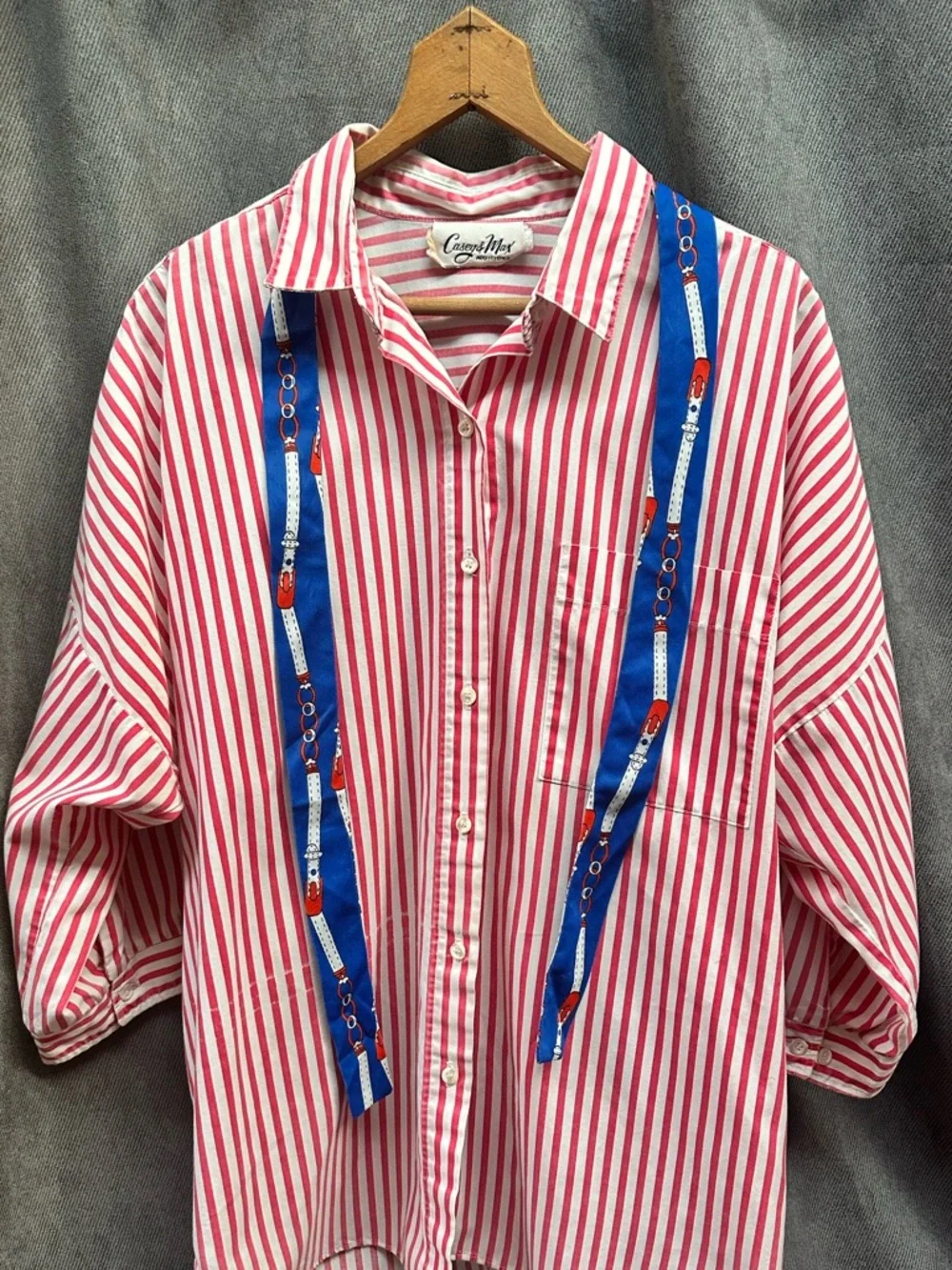 Vintage equestrian twilly scarf