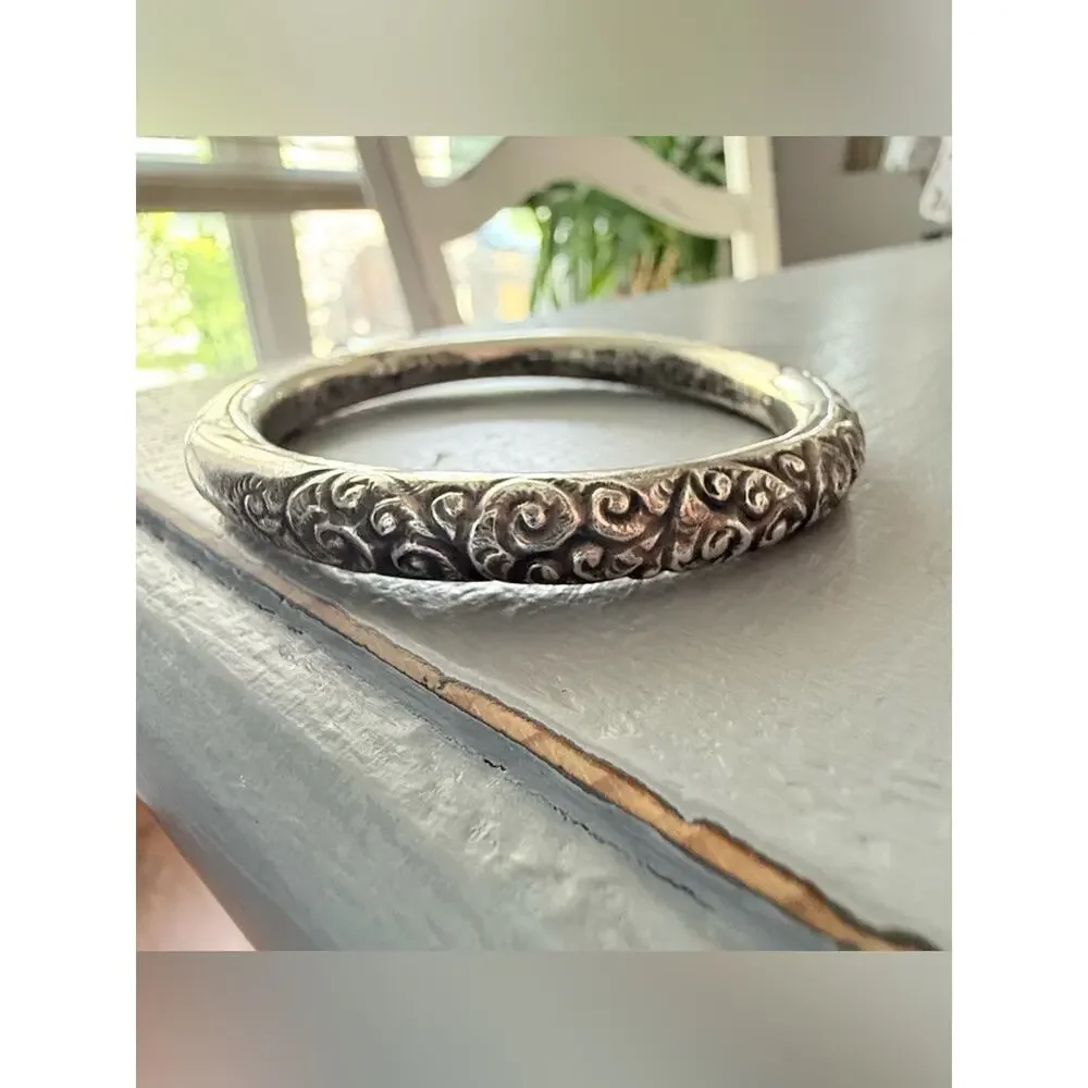 R. Blackinton & Co., 925 Sterling Silver VINTAGE Bangle Bracelet