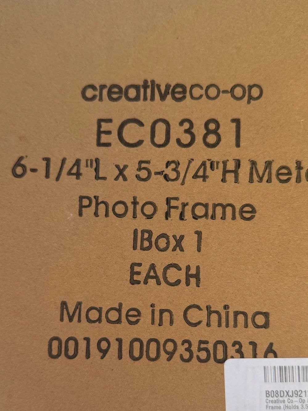 Creative Co-Op new manufacturer