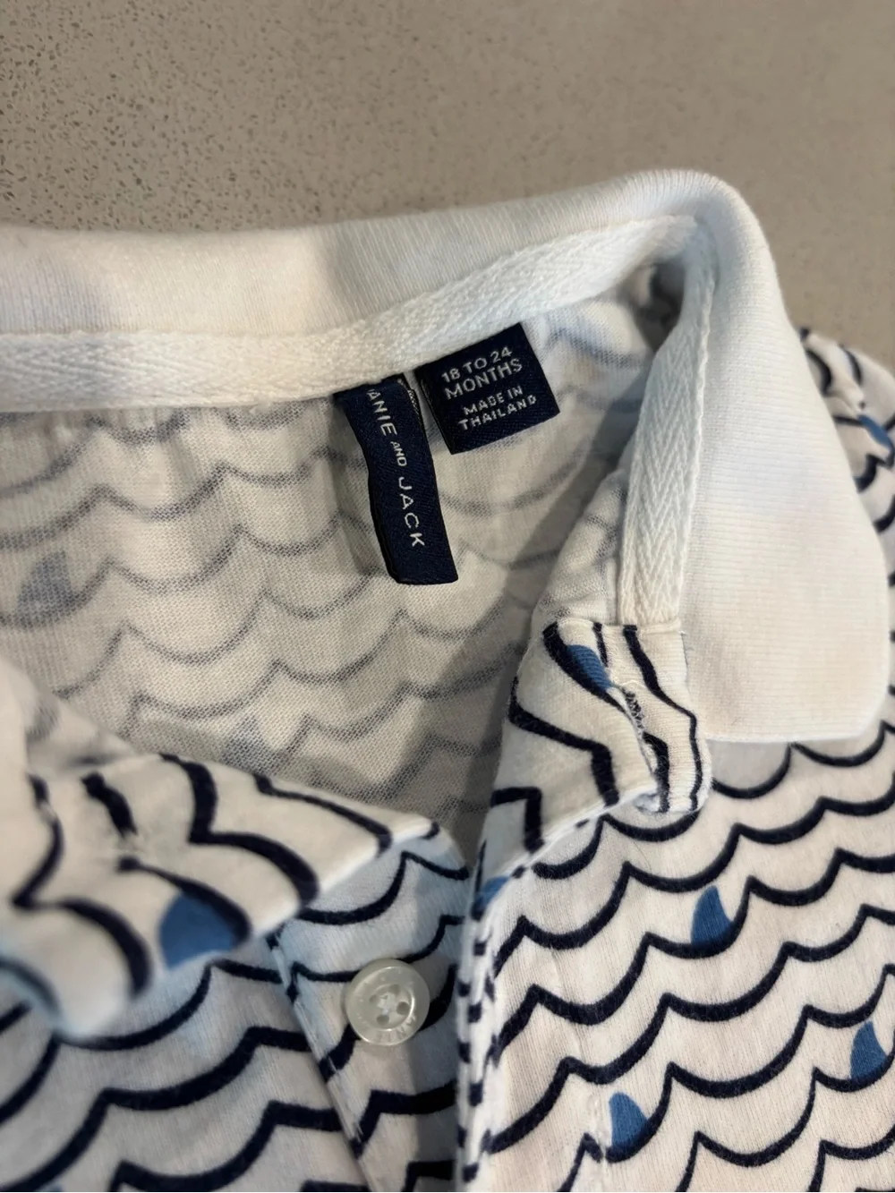 Janie and Jack baby boy polo
