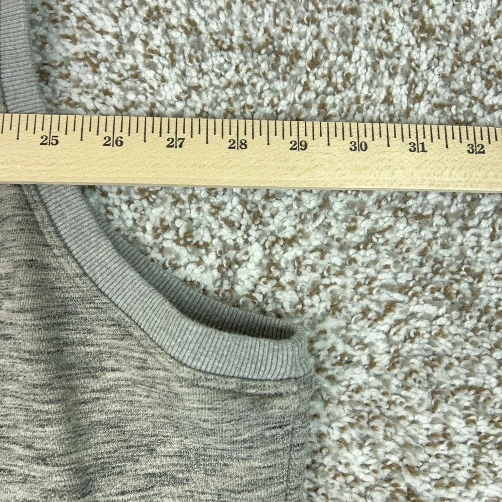 Duluth Trading Co Sweater Vest Mens 3XL Gray 1/4 Zip Mock Neck Knit Casual