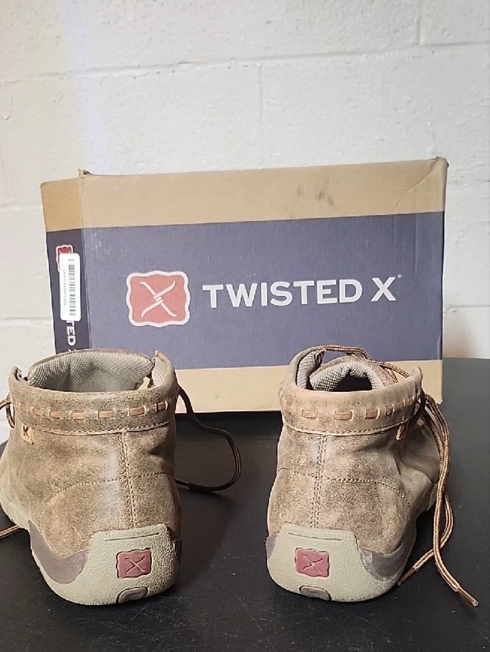 Twisted X Men's Tan Brown Suede Chukka Driving Moc
