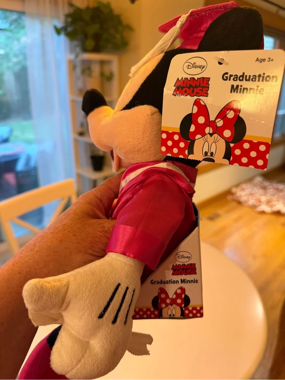 *NWT* Disney Minnie Mouse Hot Pink Graduation Plush