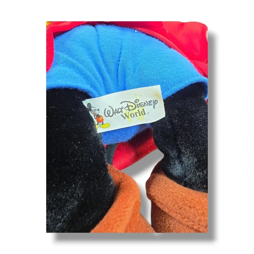 VTG Walt Disney World SORCERER Mickey Mouse 20 Inch Stuffed Toy Plush Y2K 2000