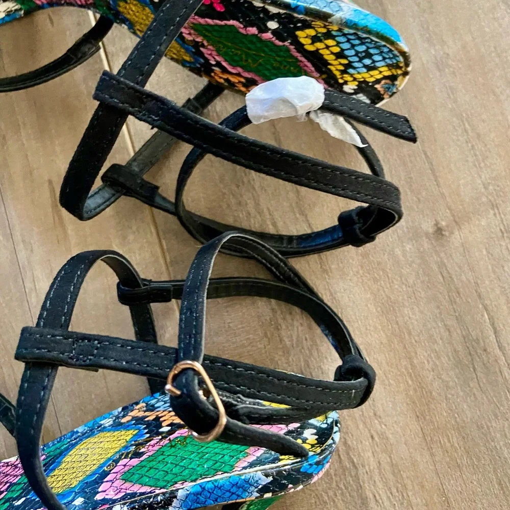Anne Michelle black ankle