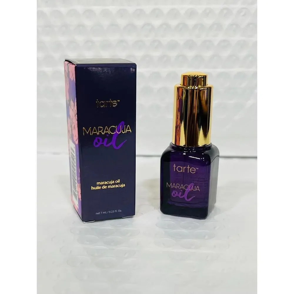 Tarte Maracuja Oil 0.23oz‎ 7mL Travel Mini Face Oil NIB Vegan Skincare Hydrating