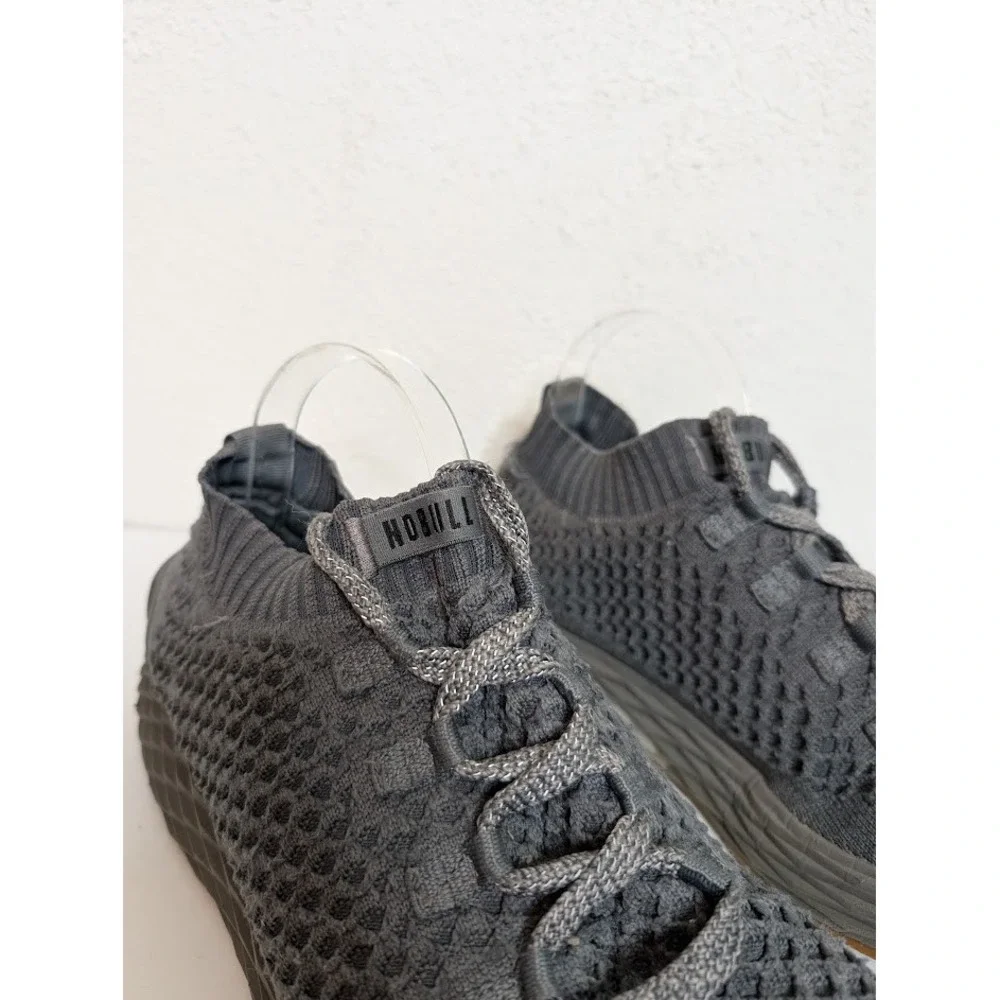 NOBULL Allday Knit‎ Shoes Mens 12 Womens 13.5 Gray Running Walking Workout