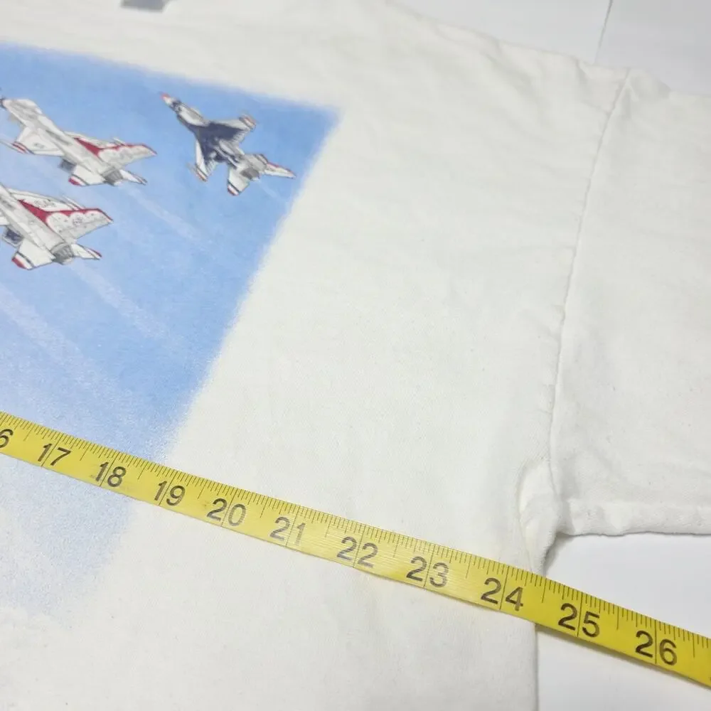 Vintage Thunderbirds T-Shirt Men’s USA Air Force Graphic Size 2XL Cotton 2006